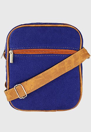 Shoulder Bag Bolsa Transversal Jeans Pequena Azul L084