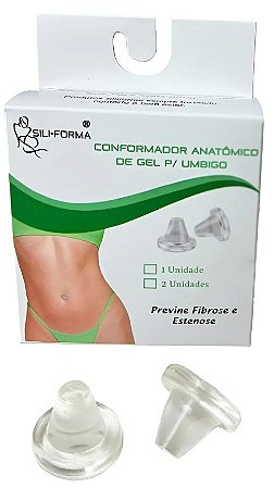 Conformador Para Umbigo Anatômico em Gel 2 Unidades - Siliforma