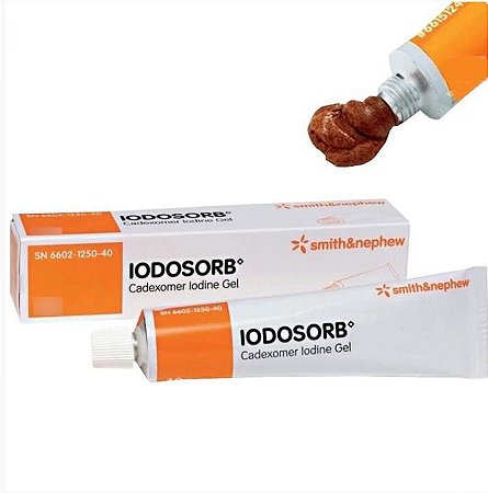 Curativo Iodosorb Antimicrobiano Tubo 40G - Smith&Nephew
