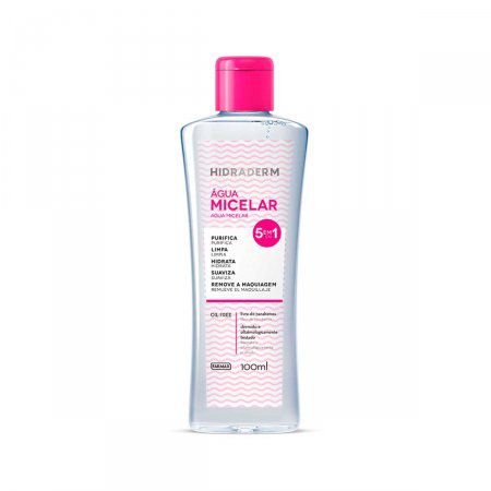 Água Micelar 5 em 1 Hidraderm 100ml - Farmax