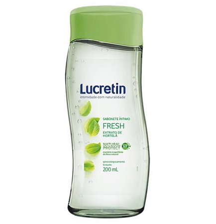 Sabonete Líquido Íntimo Lucretin 200ml Fresh - Lucretin