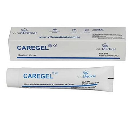 Curativo Hidrogel para Tratamento de Feridas Caregel 30g - Vita Medical