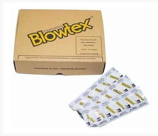 Preservativo Não Lubrificado Caixa C/144 Unidades - Blowtex