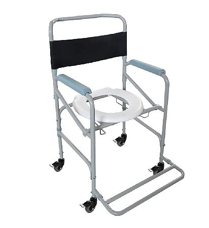 Cadeira de Banho Higiênica Dobrável e Desmontável até 120 Kg D40 - Dellamed