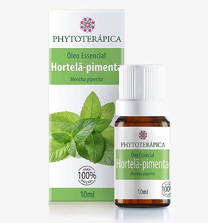 Óleo Essencial de Hortelã-Pimenta (Para Vias Respiratórias) 100% Puro 10ml - Phytoterápica