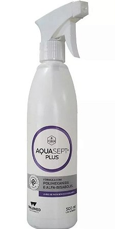 Aquasept Plus Solução Polihexanida PHMB Spray 500ml - Walkmed