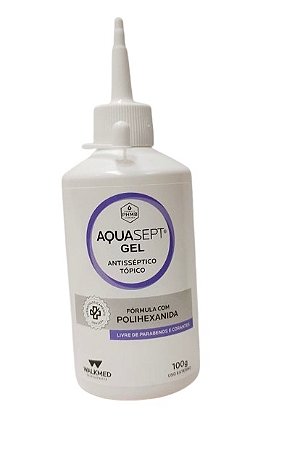 Aquasept Gel Antisséptico Polihexanida 0,2% PHMB 100ml - Walkmed