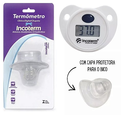 Chupeta Baby Confort Com Termômetro Clínico Digital - Incoterm