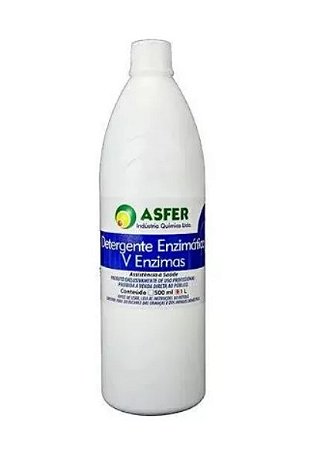Detergente Enzimático Com 5 Enzimas (Limpeza Instrumentais) 1 Litro - Asfer