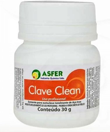 Clave Clean 30g P/ Limpeza das tubulações de Auto Clave - Asfer
