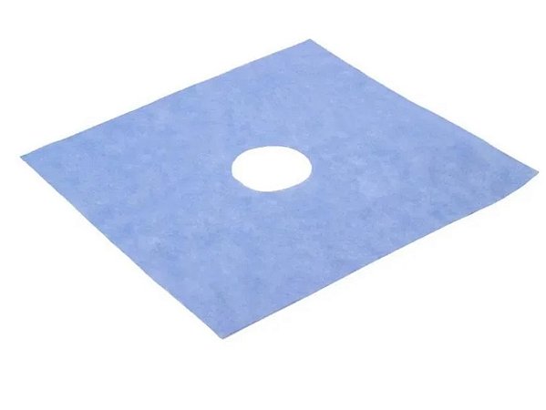 Campo Cirúrgico Fenestrado SMS Estéril 50cm x 50cm Unidade - Health Quality
