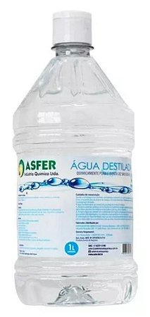 Água Destilada 1 Litro - Asfer