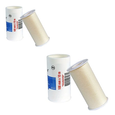 Kit C/2 Fitas Micropore Branca 100mm x 10mt - 3M