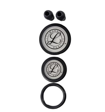 Kit de Reparo Preto 40016 Estetoscópios Littmann Classic III e Cardiology IV Preto - 3M