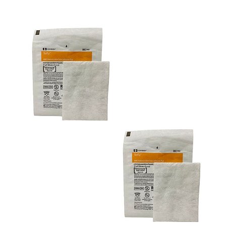 Kit C/2 Cobertura de Gaze Com PHMB (Antimicrobiana) Telfa 7,6 x 11,4cm - Covidien