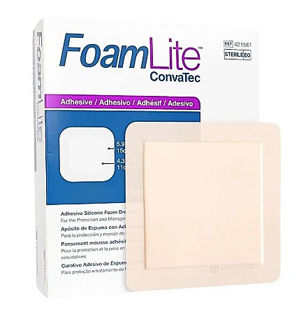 Curativo Aquacel Foam Lite 10x10 Unidade - Convatec