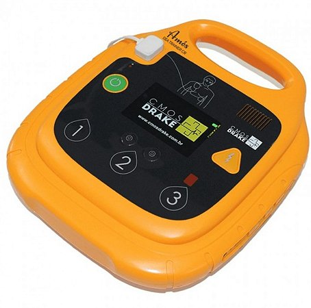 Desfibrilador Externo DEA Para Treinamento C/Controle Remoto Amós - CMOS DRAKE