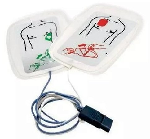 Pás de Choque Adesivas Eletrodo Infantil F7988/CM Para DEA Life 400 - CMOS DRAKE