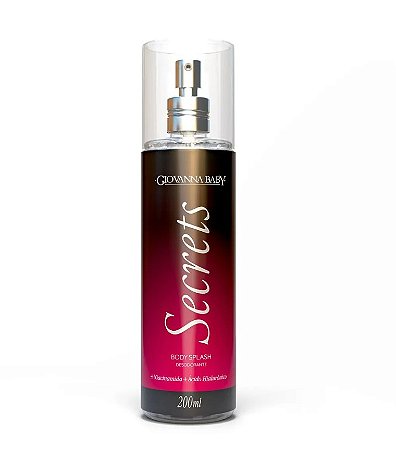 Body Splash Desodorante Corporal Secrets 200ml - Giovanna Baby