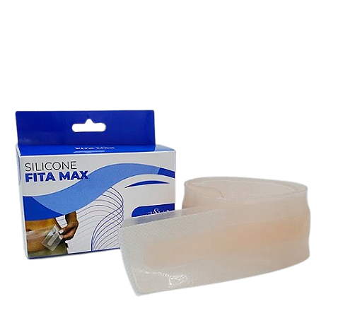 Fita De Silicone Para Cicatrizes (Fita Max) 50cm x 5cm Reforço Central - Siliskin