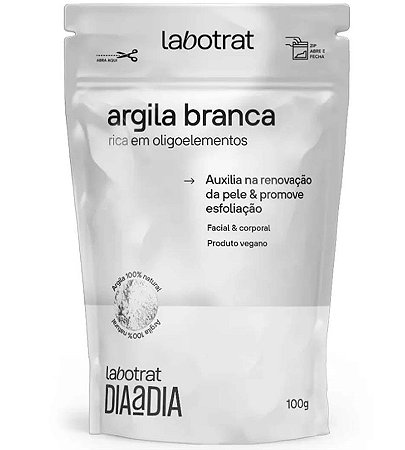 Argila Branca 100g Esfoliação e Nutre - Labotrat