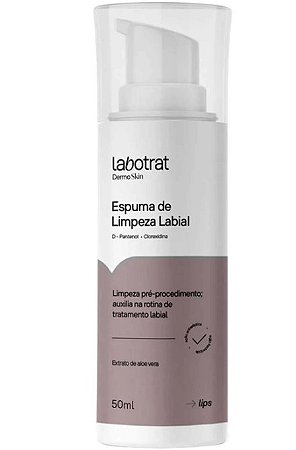 Espuma de Limpeza Labial 50ml D-Pantenol DermoSkin - Labotrat