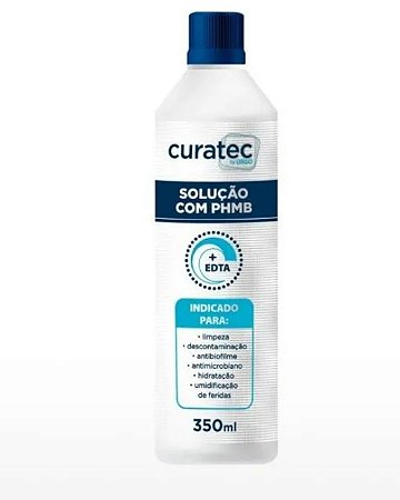 Solução Aquosa Com PHMB 350ml - Curatec