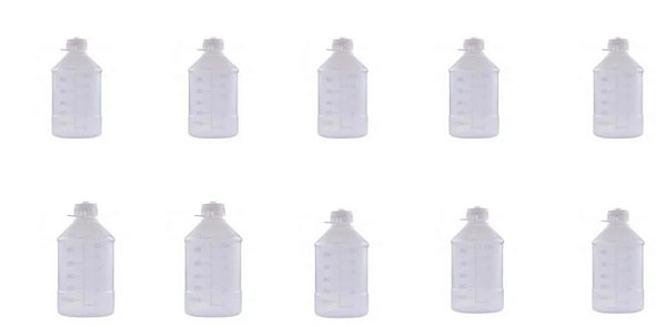 Kit C/10 Frascos Para Nutrição Enteral 300ml - FrascoLife
