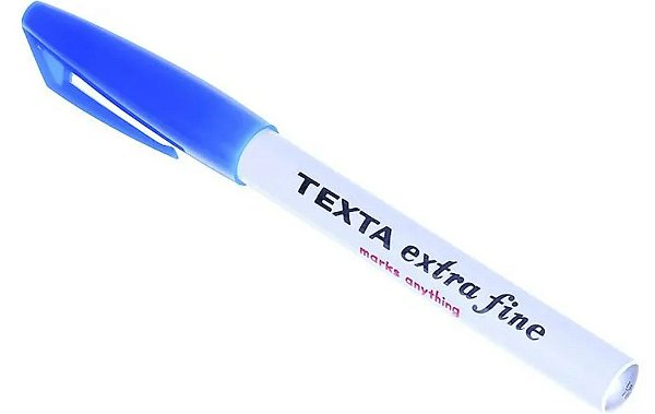 Caneta Marcadora Cirúrgica Ponta Extra Fina Texta 500 Azul - Texta