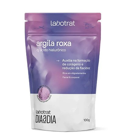 Argila Roxa Ácido Hialurônico 100gr - Labotrat
