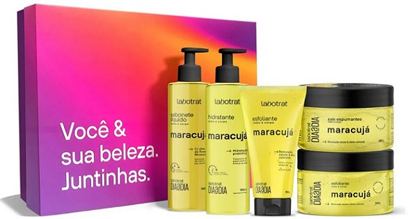 Kit Experiência Banho Maracujá Dia a Dia C/5 Produtos - Labotrat