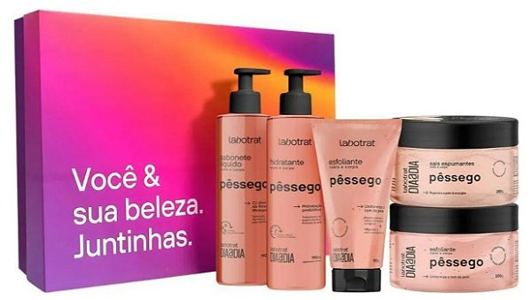 Kit Experiência Banho Pêssego Dia a Dia C/5 Produtos - Labotrat