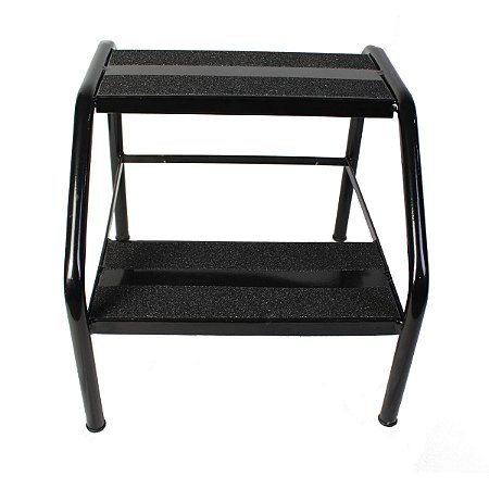 Escadinha 2 Degraus Preta Para Maca EC01PR - Best Pro