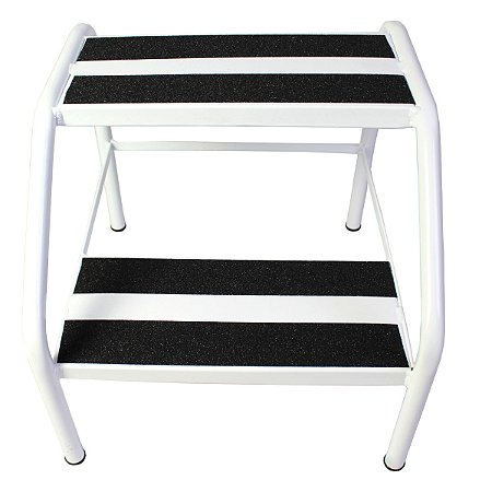 Escadinha 2 Degraus Branca Para Maca EC01BR - Best Pro