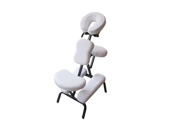 Cadeira de Massagem Quick Massage Portátil Estofado Branco QM-02BR - Best Pro