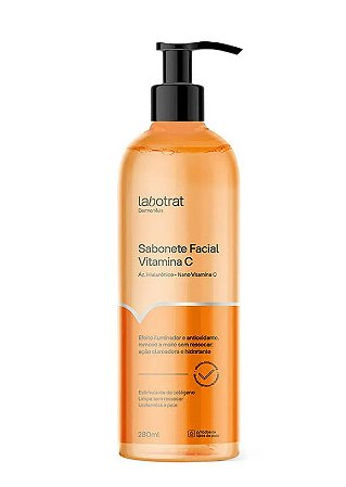 Sabonete Facial Com Vitamina C Dermo Skin 280ml - Labotrat