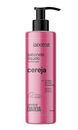 Sabonete Líquido Cereja Rosto & Corpo 190ml - Labotrat