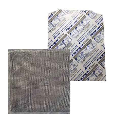 Curativo Carvão Com Prata 10cm x 10cm Pharmapad Carbon Silver Unidade - Pharmaplast