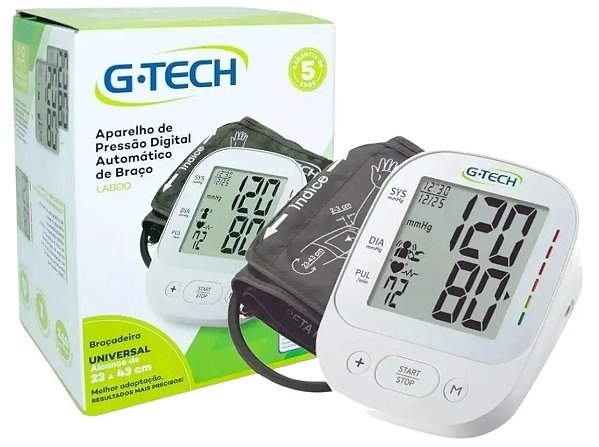 Aparelho de Pressão Digital de Braço LA800 - G-Tech