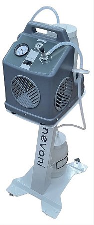 Aspirador Cirúrgico A Vácuo Com 02 Frascos de 3,25 Litros Cada Com Pedestal 1001PO-PE2 - Nevoni