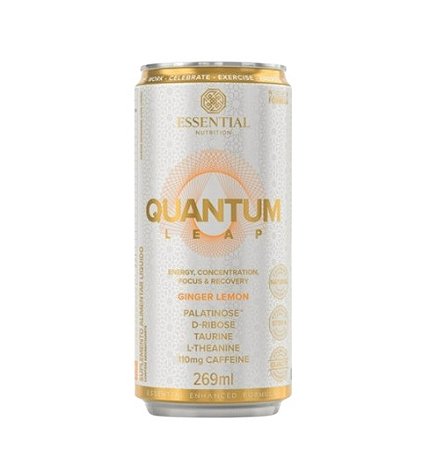 Energético Quantum Leap Ginger Lemon (Gengibre e Limão) 269ml - Essential Nutrition