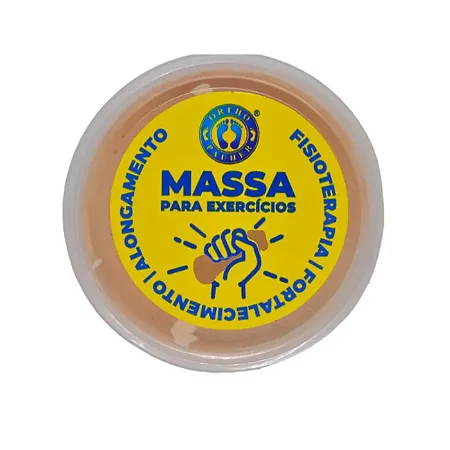 Massa Exercício De Silicone Reabilitação De Mãos (Bege) Extra Leve - Ortho Pauher