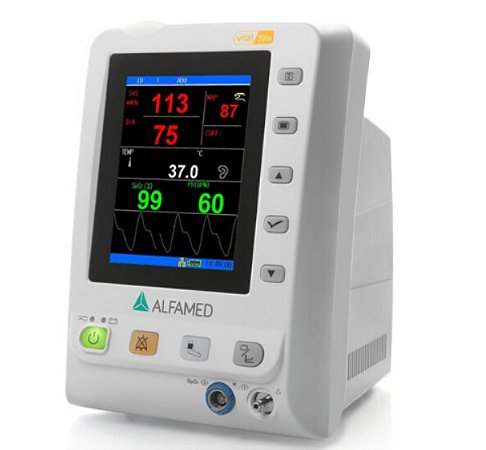 Oximetro de Mesa VITA 200e SpO2 Sensor Adulto - Alfamed