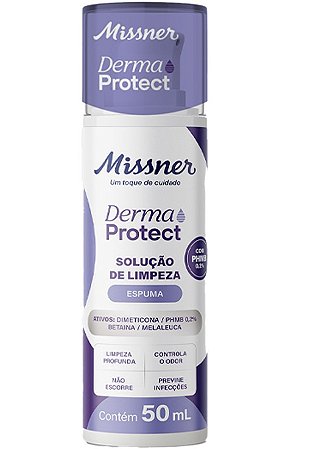 Solução De Limpeza Em Espuma Com PHMB 50ml Derma Protect - Missner