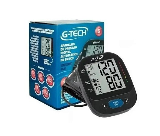 Aparelho de Pressão Digital de Braço Smart Connect LA850BT (Conexão Bluetooth) G-Tech