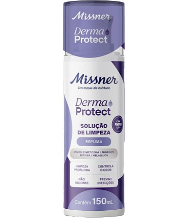 Solução De Limpeza Em Espuma Com PHMB 150ml Derma Protect - Missner