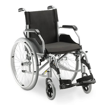 Cadeira de Rodas em Alumínio Dobrável até 120 Kg Assento 44cm D600 - Dellamed