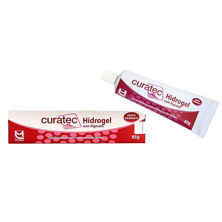 Curativo Hidrogel Com Alginato Cálcio/Sódio 85g - Curatec