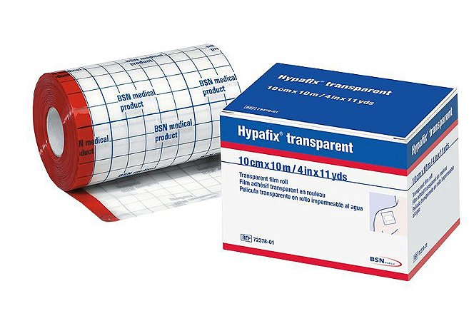 Curativo Filme Transparente Hypafix Rolo 10cm x 10m -  BSN Medical