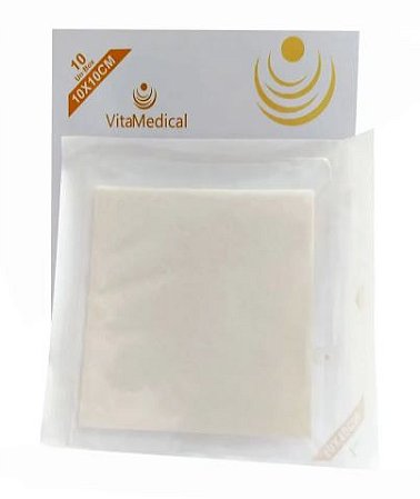 Curativo De Alginato De Cálcio Kangli Sorb 10x10cm Unidade - Vita Medical